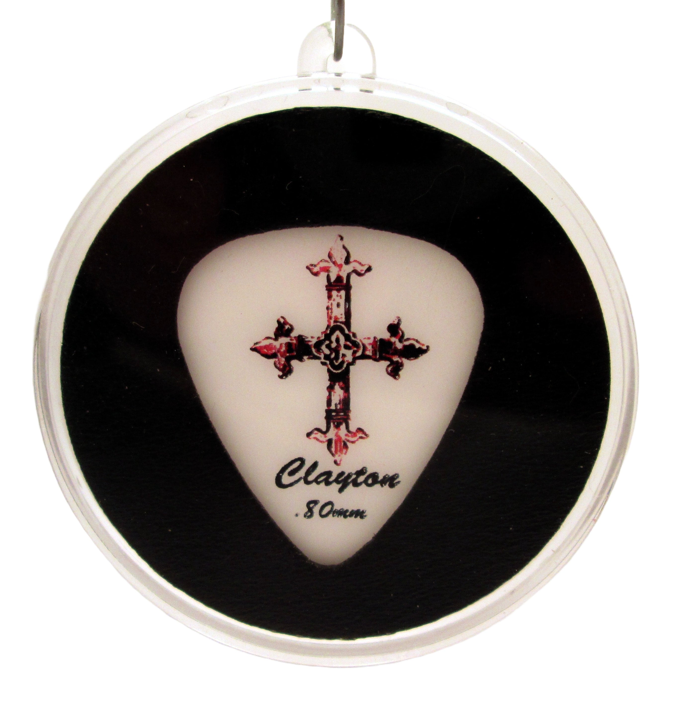 Clayton Christian Cross Guitar Pick Ornament Buffalo Music Store Clayton Christian Cross Guitar Pick Ornament Buffalo Music Store