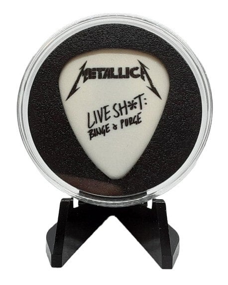 Metallica Binge Purge Album Guitar Pick 6 14 Guitar Pick Display Buffalo Music Store